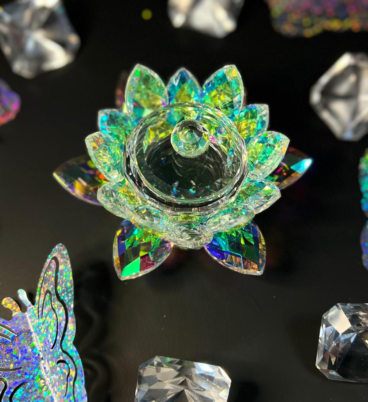 Contenedor de monómero forma de flor de loto