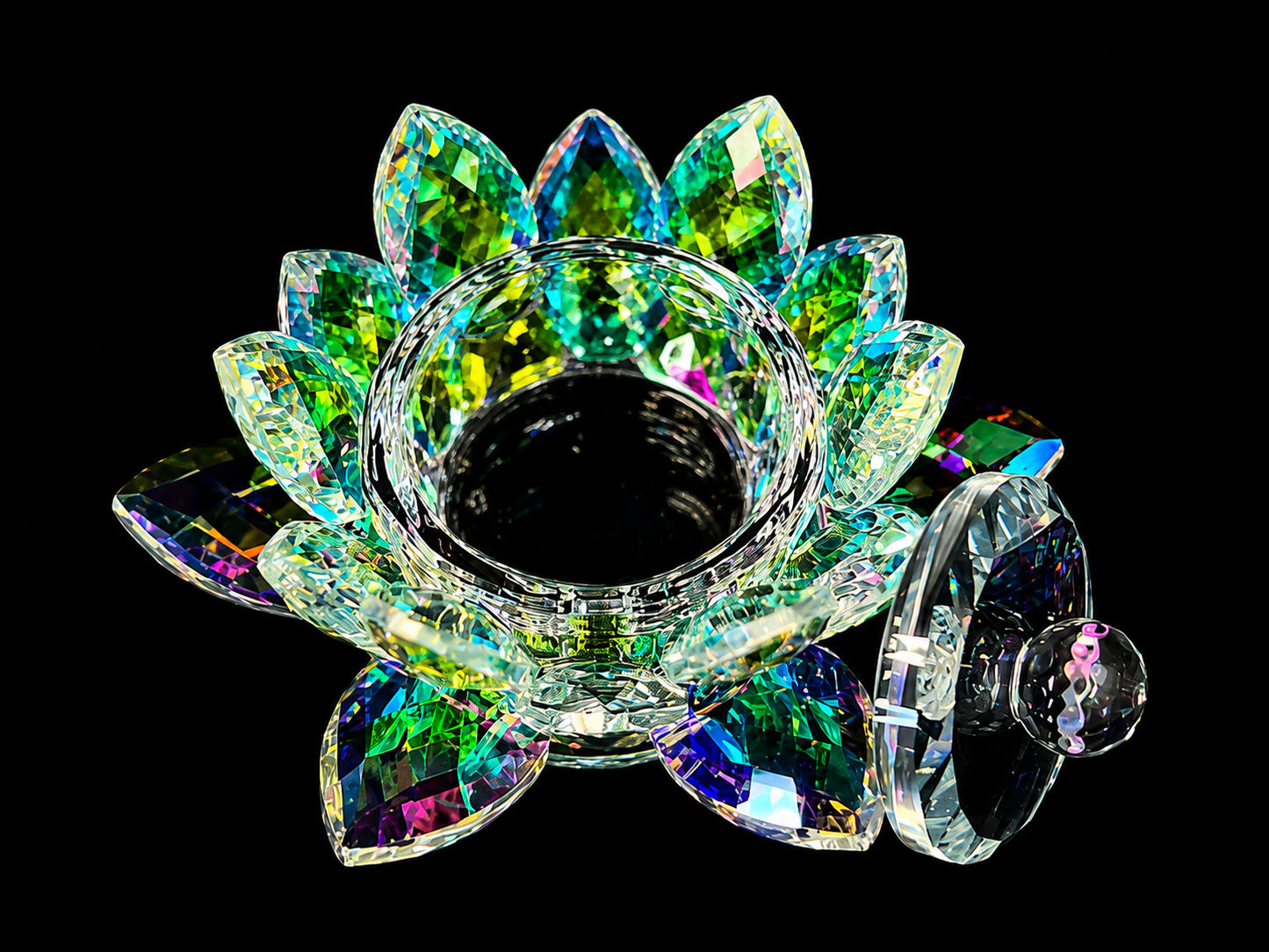 Godete/Contenedor de monómero forma de flor de loto
