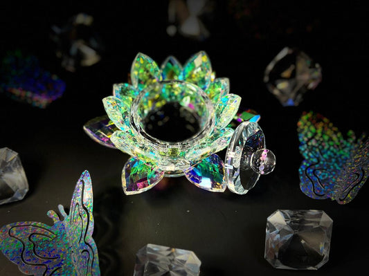 Contenedor de monómero forma de flor de loto