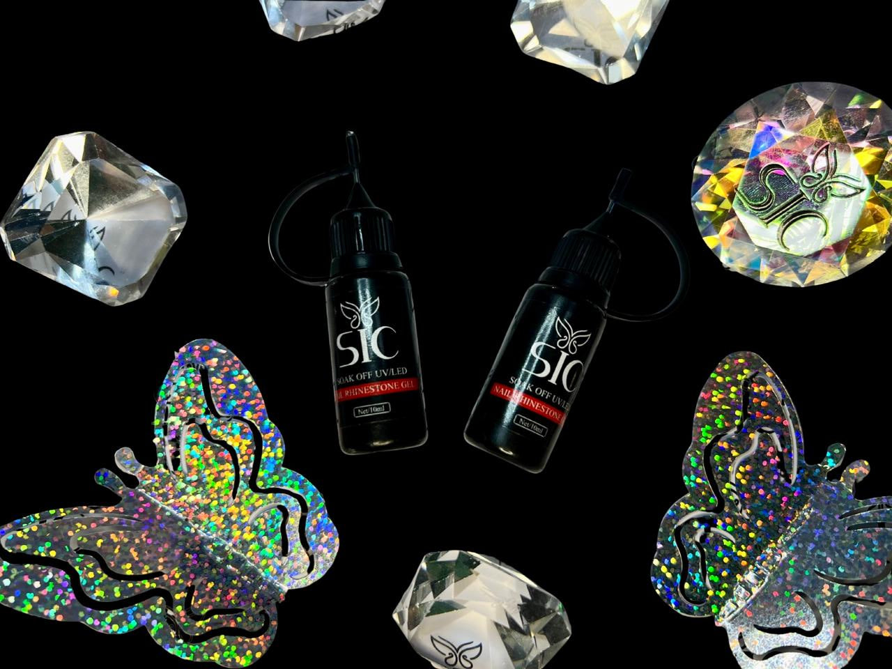 Pegamento de cristales